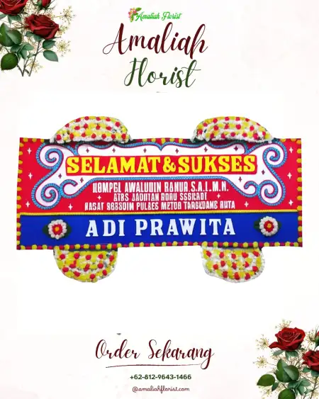 Papan Bunga Ucapan Selamat Duwel